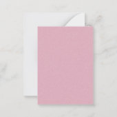 Niedliche Preppy-Pflaster Foto Valentine Mitteilungskarte (Rückseite)