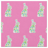 Niedliche Primroses Blumenmuster-Muster in Rosa Stoff (Nahaufnahme)