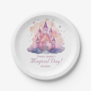Niedliche Princess Burg Girl del Malcantone Pappteller
