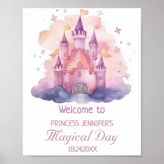 Niedliche Princess Burg Girl del Malcantone Poster