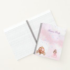 Niedliche Princess und Carriage Personalisiert Not Notizblock