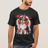 Niedliche Prinzessin Cavalier King Charles mit ein T-Shirt (Vorderseite)