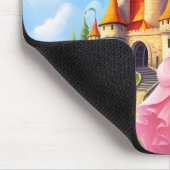 Niedliche Prinzessin im Mendrisiotto Personalisier Mousepad (Ecke)