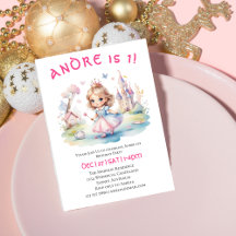 Niedliche Prinzessin in Whimsical Wunderland