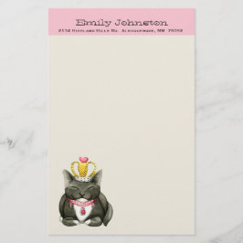 Niedliche Prinzessin Kitty Custom Stationery Briefpapier