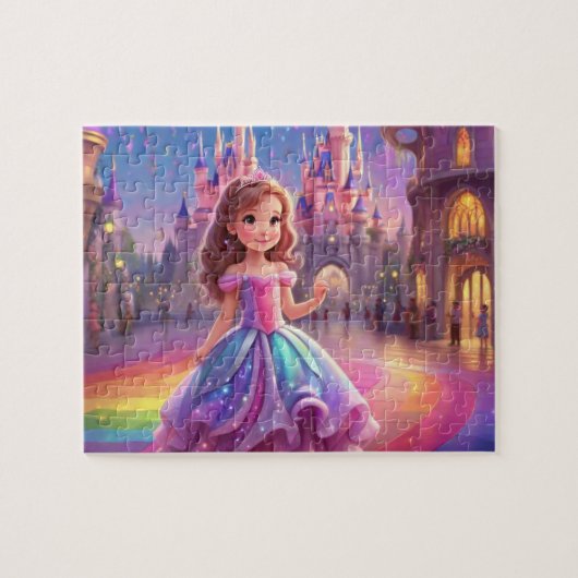 Niedliche Prinzessin Puzzle (Horizontal)