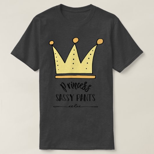 Niedliche Prinzessin Sassy Pants Kröten Kinder T E T-Shirt (Design vorne)