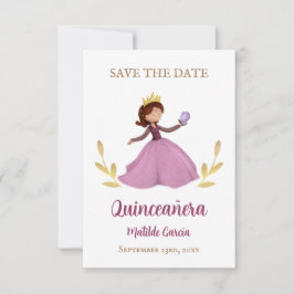 Niedliche Prinzessin Save The Date