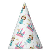 Niedliche Prinzessin und Burg Rosa und Blau Geburt Partyhütchen (Rechts)