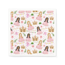 Niedliche Prinzessin und königliches Party