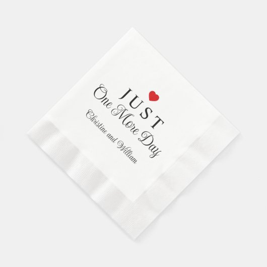 Niedliche Probe Abendessen Cocktail Serviette (Ecke)