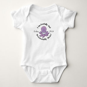 Niedliche Psalmen 139:14 Design Baby Strampler