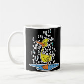 niedliche Puddelente im Regen Kaffeetasse (Links)