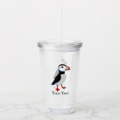 Niedliche Puffin-Design Akryllische Tumoren Acryltrinkbecher (Vorderseite)