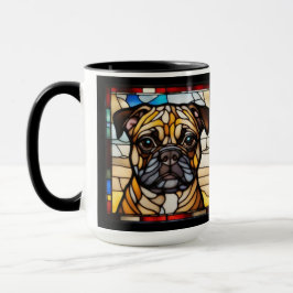 Niedliche Pug-Keramik-Kaffeetasse Tasse