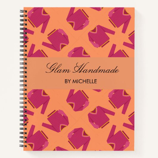 Niedliche Pullover-Sparte Notizblock (Vorderseite)