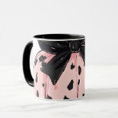 Niedliche Pumpen und Bows Rosa Coquette Tasse (Vorderseite Links)