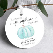 Niedliche Pumpkin Baby Boy Dusche Vielen Dank Geschenkanhänger