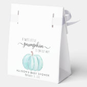 Niedliche Pumpkin Baby Boy Dusche Vielen Dank Geschenkschachtel (Rückseite)