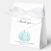 Niedliche Pumpkin Baby Boy Dusche Vielen Dank Geschenkschachtel (Vorderseite)