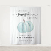 Niedliche Pumpkin Baby Boy Dusche Willkommen Wandteppich (Vorderseite)