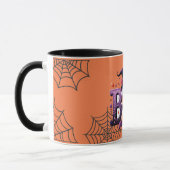 Niedliche Pumpkin-Boo Halloween-Tasse Tasse (Links)