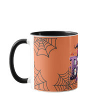 Niedliche Pumpkin-Boo Halloween-Tasse