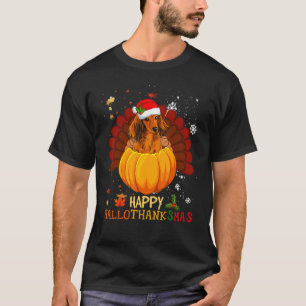 Niedliche Pumpkin-Dackel Happy Hallothanksmas Clas T-Shirt