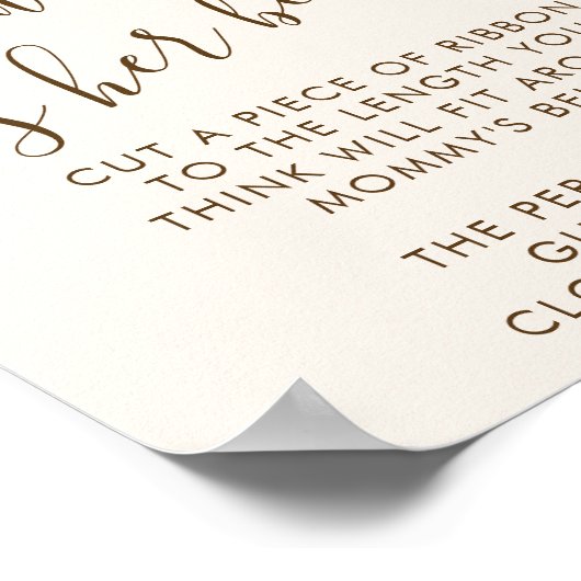 Niedliche Pumpkin Eucalyptus Baby Shooting Bly Gam Poster (Ecke)