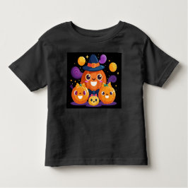 Niedliche Pumpkin Family Vector Art Kleinkind T-shirt