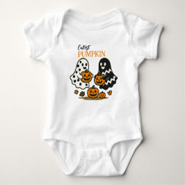Niedliche Pumpkin-Geister Baby Strampler