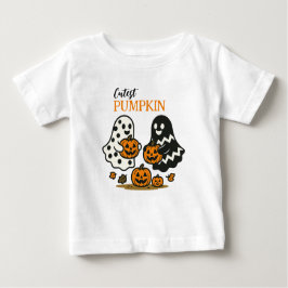 Niedliche Pumpkin-Geister Baby T-shirt