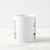 Niedliche Pumpkin Girl Lieben fallen Kaffeetasse (Mittel)
