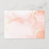 Niedliche Pumpkin Herbst Blumenzellendetails zur H Begleitkarte (Rückseite)