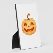 Niedliche Pumpkin Kürbislaterne Turtle Sea Hallowe Fotoplatte (Seite)