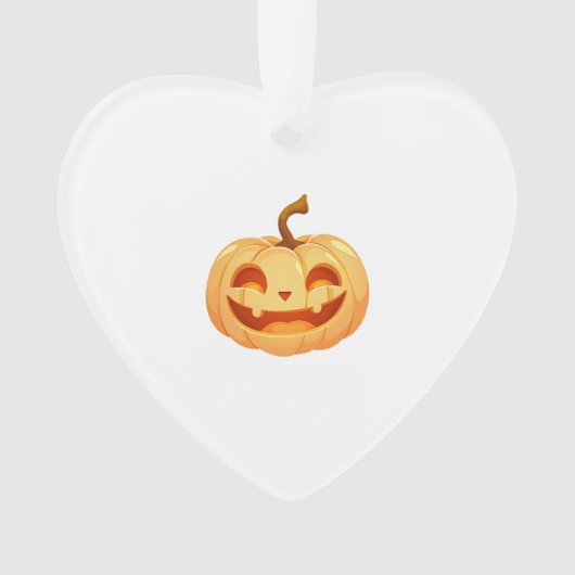 Niedliche Pumpkin Kürbislaterne Turtle Sea Hallowe Ornament (Vorderseite)