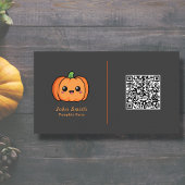 Niedliche Pumpkin-Visitenkarte Visitenkarte