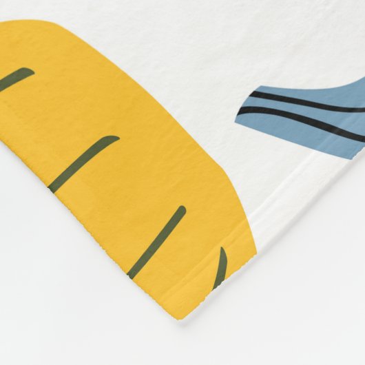 Niedliche Pumpkins Cartoon Hand gezogen Fleecedecke (Ecke)