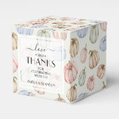 Niedliche Pumpkins Geschlechtsneutrale Babydusche Geschenkschachtel (Vorderseite)