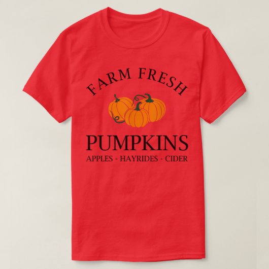 Niedliche Pumpkins glücklich Autumn Pumpkin Lover  T-Shirt (Design vorne)