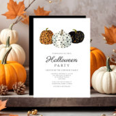 Niedliche Pumpkins Halloween Einladung