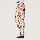 Niedliche Pumpkins Halloween Leggings (Links)