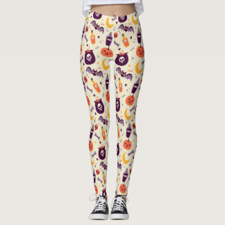 Niedliche Pumpkins Halloween Leggings