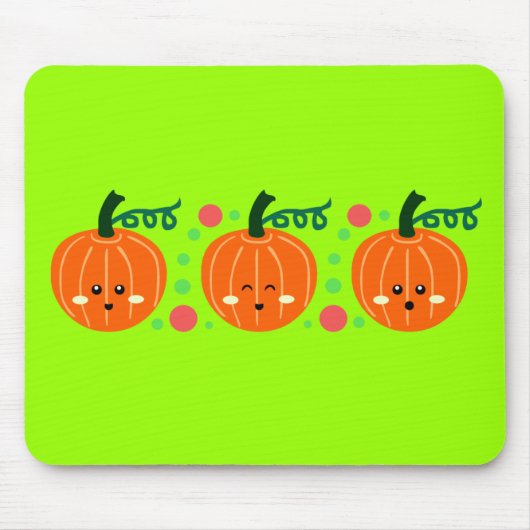 Niedliche Pumpkins Mousepad (Vorne)