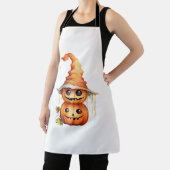 Niedliche Pumpkins-Sticker Schürze (InSitu)