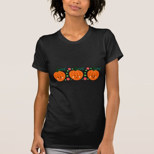 Niedliche Pumpkins T-Shirt (Vorderseite)