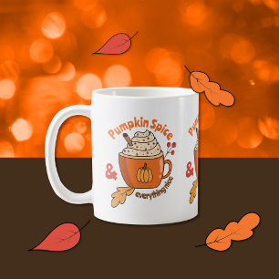 Niedliche Pumpkinspice Latte Doodle-Tasse Kaffeetasse