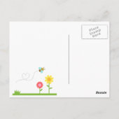 Niedliche Pun Liebe Geständnis mein Honey Bär sein Postkarte (Rückseite)