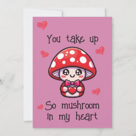 Niedliche Pun Valentine's Day Card - Pilz Feiertagskarte