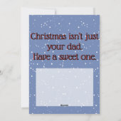 NIEDLICHE PUNK CHRISTMAS by Slipperywindow Feiertagskarte (Rückseite)